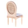 1/12 Dolls Miniature Furniture Wooden Unpainted Dining Chair For Dollhouse