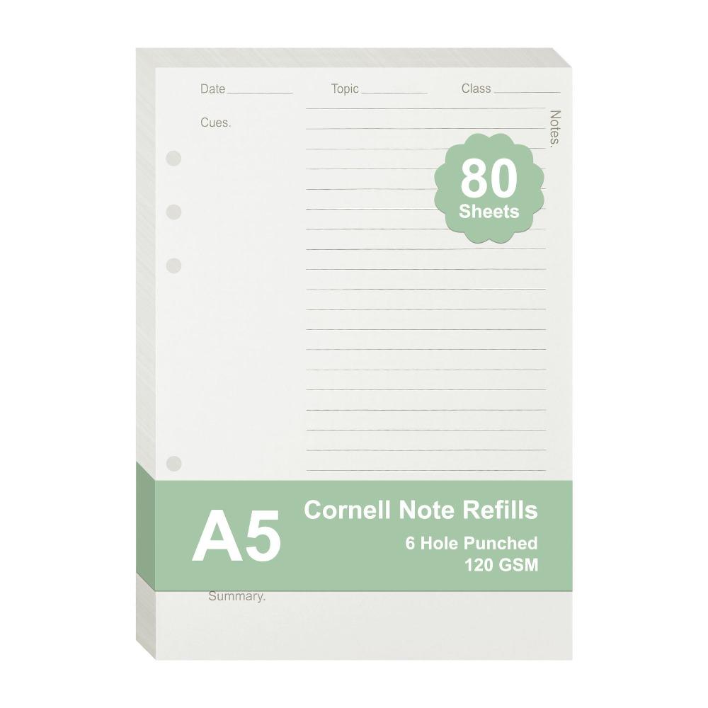 6 Hole Loose Leaf Refills Pages A5 Agenda Pages Portable Inserts Pages  Financial Ledger Budget