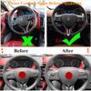 Car Steering Wheel Decoration Cover Stickers Trim for Maserati Levante 2016-2026 Ghibli 2014-2026 Auto Interior Accessories ABS