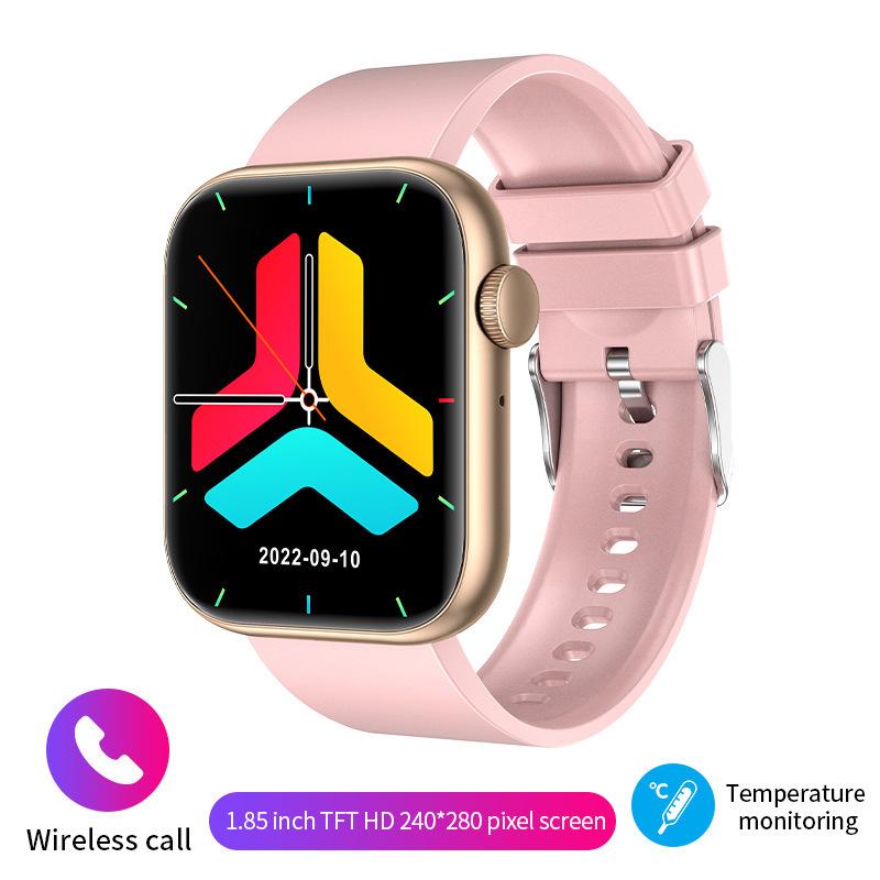 2025 Nové chytré hodinky Bezdrátové nabíjení Chytré hodinky Bluetooth hovory Muži Ženy Chytré hodinky Fitness náramek Vlastní ciferník
