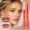 8pz Matita Labbra GIE: 8 Tonalità di Matita Labbra Nude Leggera con Punta in Feltro a Sfera, Lunga Tenuta Impermeabile e Anti-Macchia, Macchia Transfer-Proof