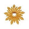 Medieval Style Sunflower Girl Exquisite Hollow Fireworks High-end Brooch
