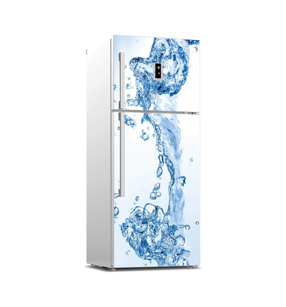 

23tyle красивые пейзажи наклейки на холодильник крышка холодильника дверная виниловая самоклеящаяся кухонная мебель Декор обертка наклейка для морозильной камеры DIY 60x150cm