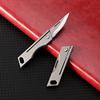 Keychain Pendant Portable Sharp Cutter Super Lightweight Sharp Outdoor Folding Cutter D2 Steel Multi-functional