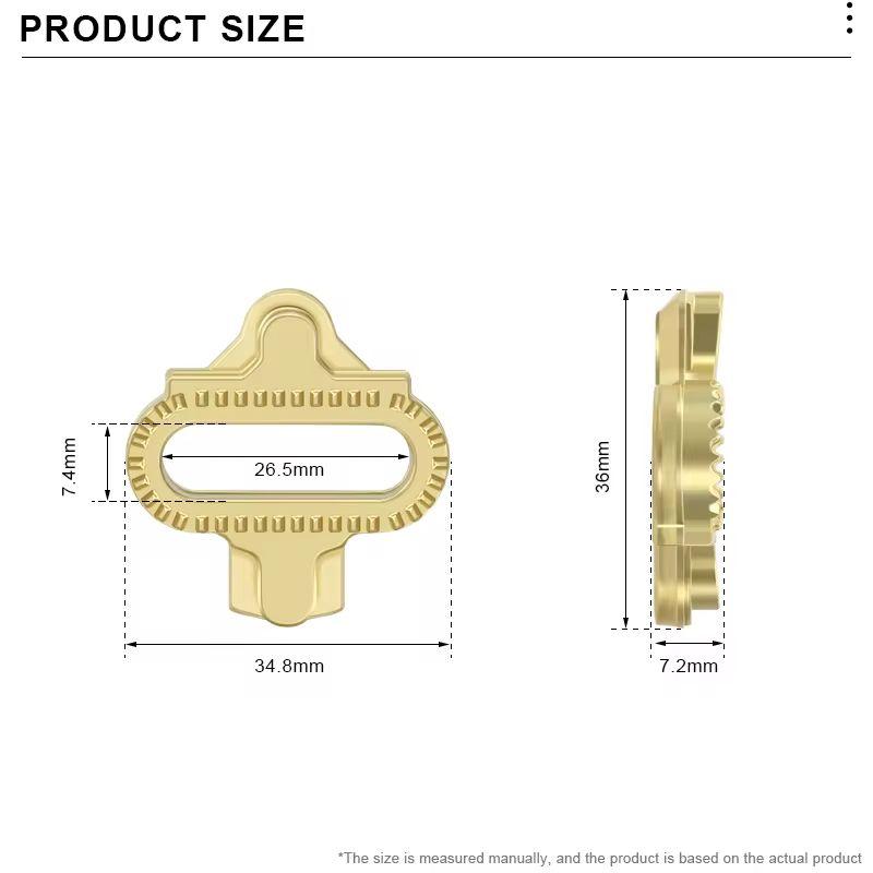 Mountain Bike Shoes Cleats for Shimano SPD Bicycle Shoe Pedal Clip MTB Pedal Cleats Multi-Release Spd Pedal Cycling Accessories