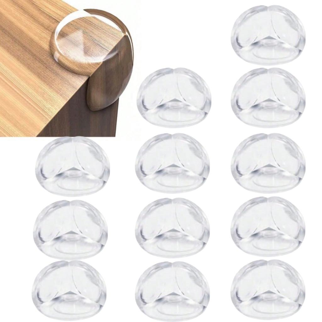 4-20PCS Children Safety Silicone Transparent Protective Cover Children's Anticollision Table Corner Edge Protective Cover Guards