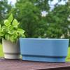 Home Space Saving Hanging Flower Pot with Water Reservoir for Indoor Outdoor Use