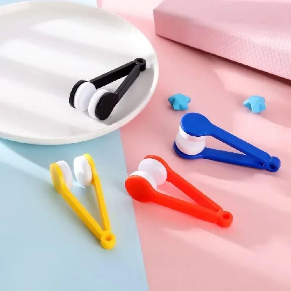 5Pcs Creative Eyelasses Microfiber Spectacles Cleaner Glasses Cleaning Wipe Lenses Cleaning Tools