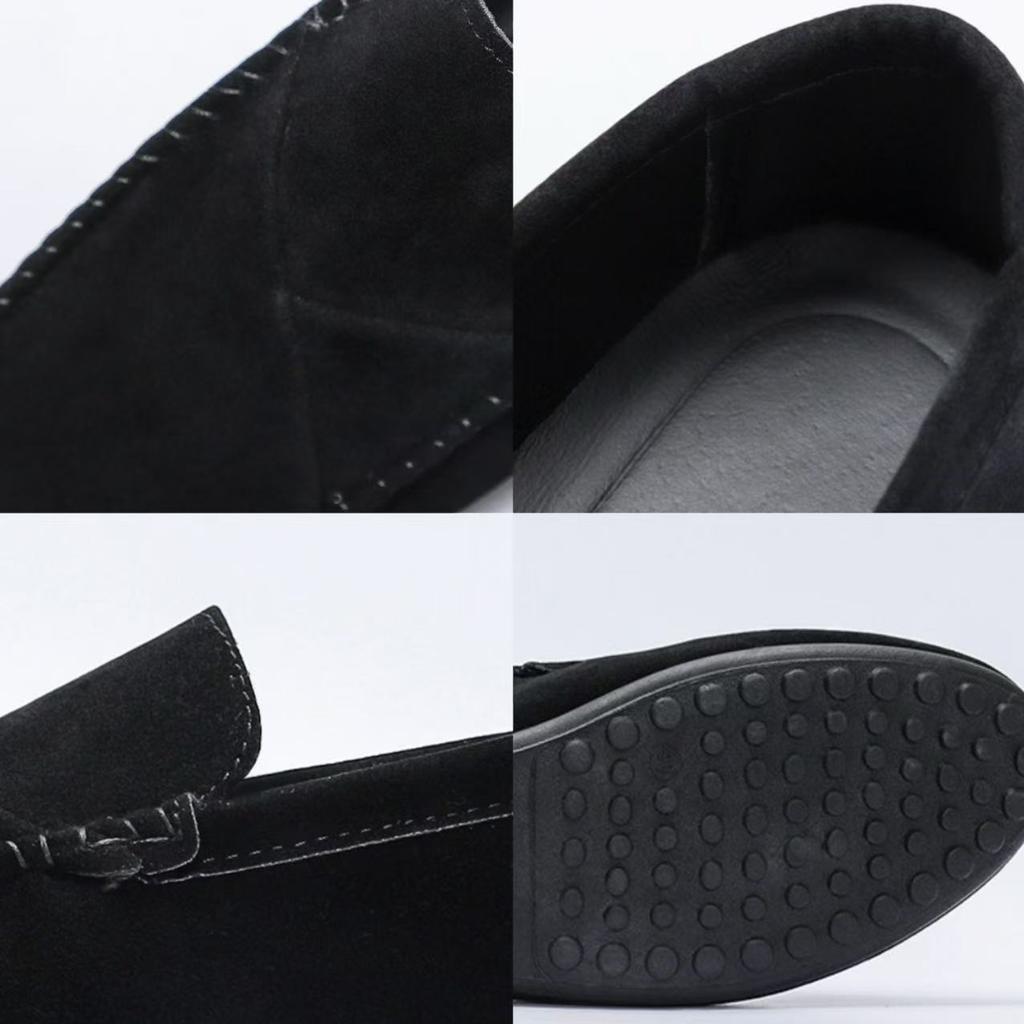 Men's Casual Shoes Suede Loafers New Low Top Sneakers Comfortable Mens Driving Shoes Moccasins Luxury Slip-on Men Shoes