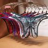 Women Open Crotch Exotic Panties Lace Cutout Sexy Thongs See Through Low Waisted Fun Underwears Intimates Ladies Thong Panty