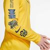 Nike Quick-Dry Casual Running Long Sleeve T-Shirt Men Tops Yellow BV7831-703
