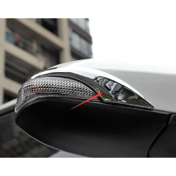 Fit For Toyota Corolla Chrome ABS 14-2018 Anti-Scratch Strip Rear View Mirror