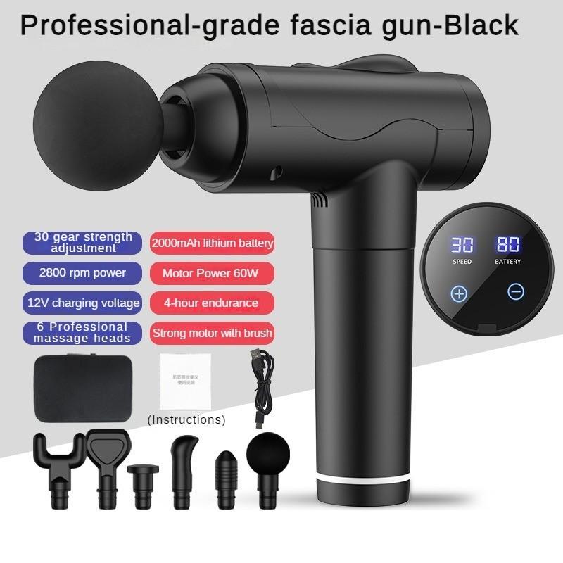 Mini Brushless Motor Multi Gear Adjustment Massager Muscle Relaxation Impact Fascial Gun Professional and Efficient Lithium Battery Massage Equipment