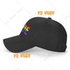 Personalisierte Gay Pride Baseballkappe Outdoor Herren Damen Verstellbar Regenbogen LGBT Papa Hut Herbst