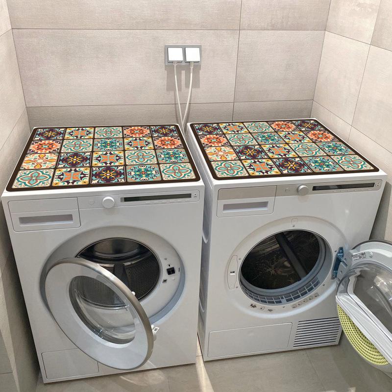 Drum Washing Machine Top Pad: Non-Slip Diatomaceous Earth Mat, Bedside Table Dust Cover, Microwave Oven Protector