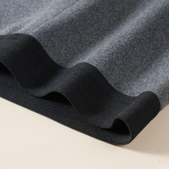 Men Boxer Underwear Mid-rise Elastic Waistband U-Convex Panties Patchwork Color Plush Thickened Quick-Heating Warm Underwear