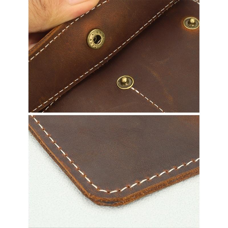 Stylish Genuine Leather Watch Organizer Compact and Durable Storage Case for Jewelry and Watches Ornamemnt Brown Bags