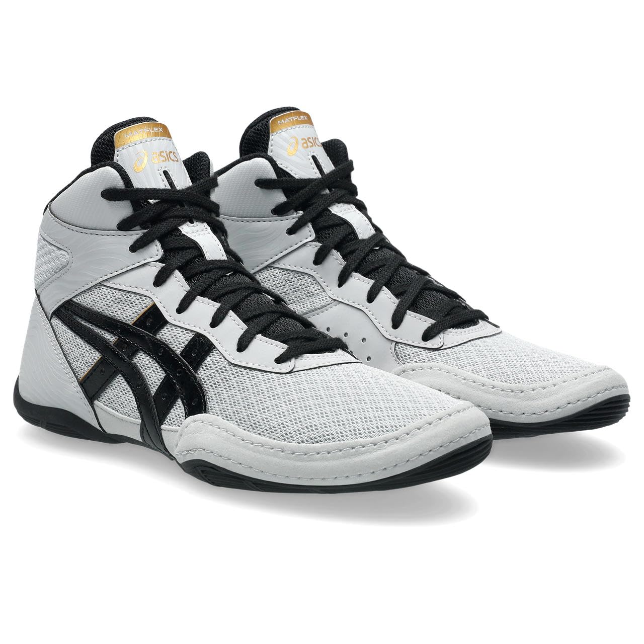

ASICS MATFLEX 7 GS Wrestling Shoes Size 022 2E (1084A011), Unisex, (Concrete/Black), 19.0 cm,