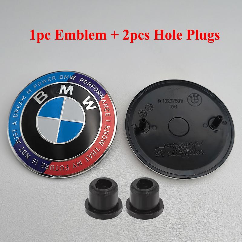 FA73D ABS 82mm 74mm Car Front Hood Emblem Bonnet Logo Rear Trunk Badge for BMW E46 E39 E60 E90 E91 E92 E30 E36 G20 G30 M2 M3 M4 M5