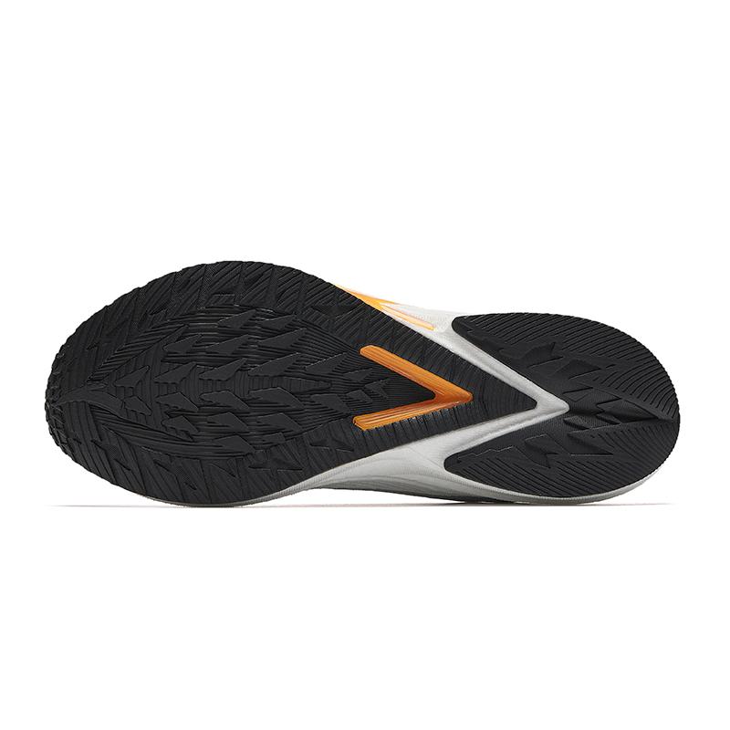 Anta Rocket 5 Shock Absorption Non-Slip Wear-Resistant Rebound Low-Top Nitrogen Technology Running Shoes Men sneaker Gray White 912445503-2