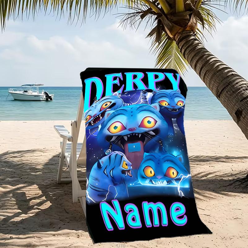 Customizable personalized beach towels Kpop Demon Hunters themed designs.Suitable for the beach, yoga, sports;ideal as beach accessories