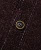 TRILLION Leather Patchwork Velvet Cardigan Knit_Purple Brown