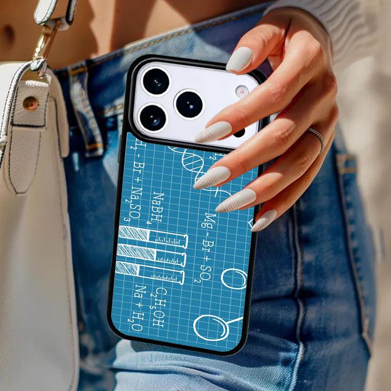 Biology and Chemistry Phone Case For iPhone 17 Air 14 15 13 12 Max Cover For Apple 14 15 16 16e 11 Pro Max Plus Coque