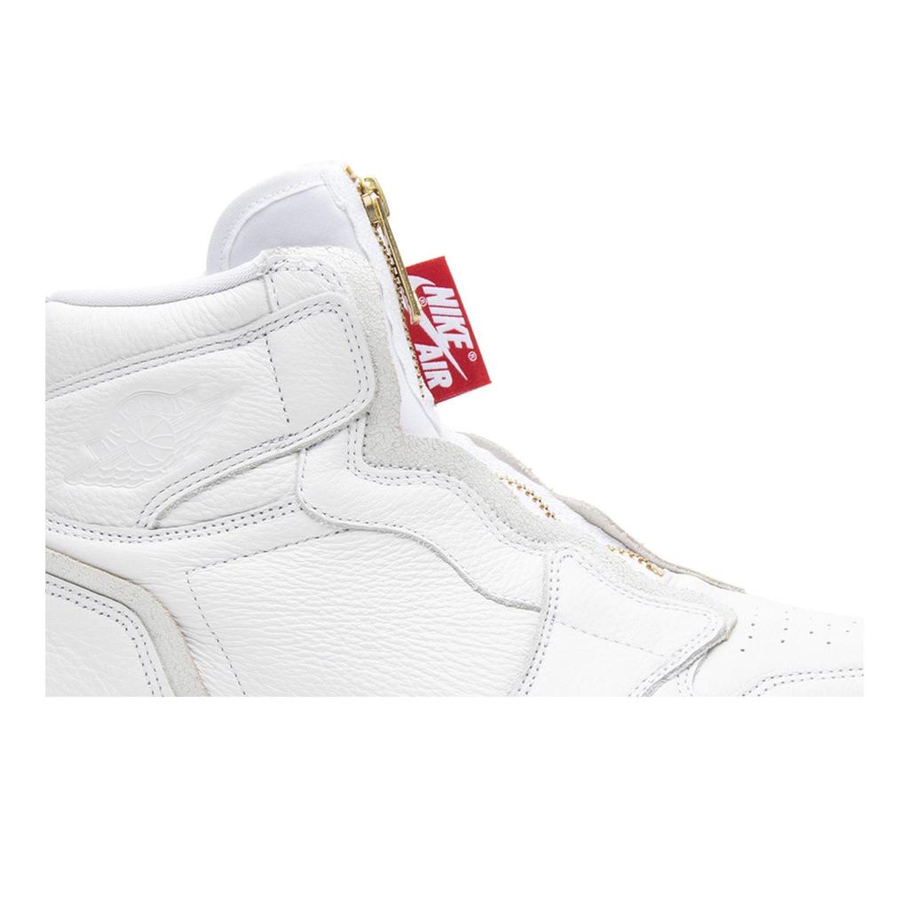 Womens Air Jordan 1 Retro High Zip 'White' (women's sizes) White / University Red Vintage Basketball Shoes AQ3742 116