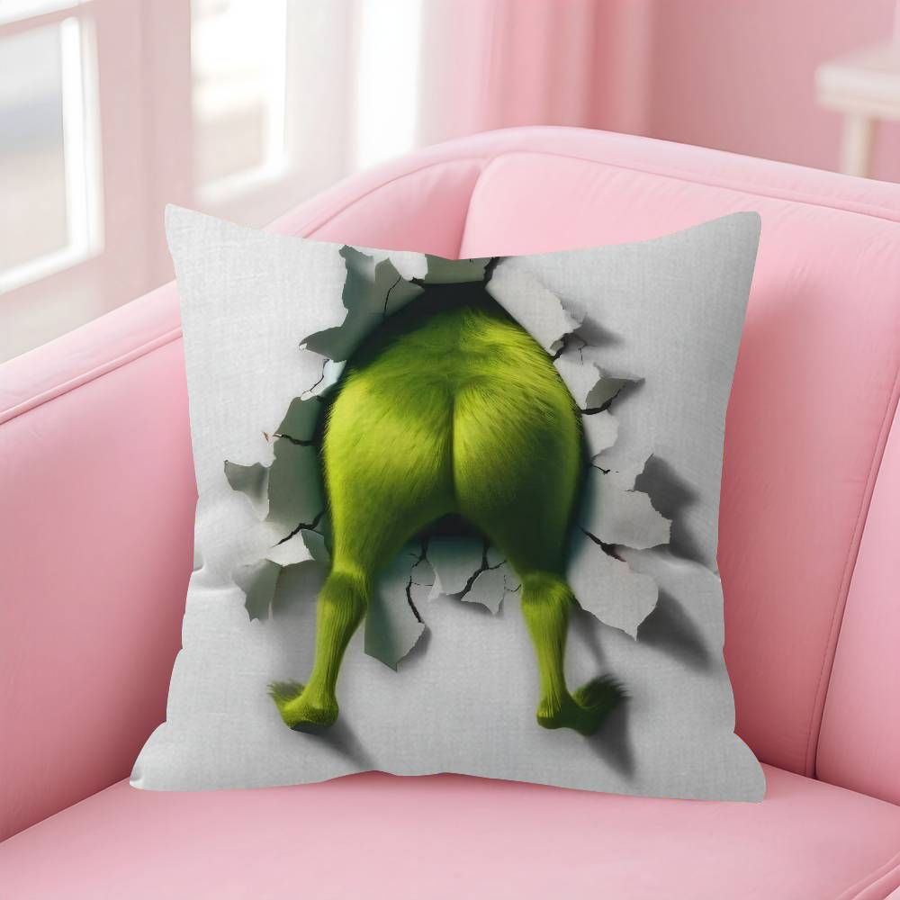 Movie The classic GGrinches Personalized Pillow Cover Kids Bedroom Wild Party Decor Pillowcase kid Birthday shower Gift