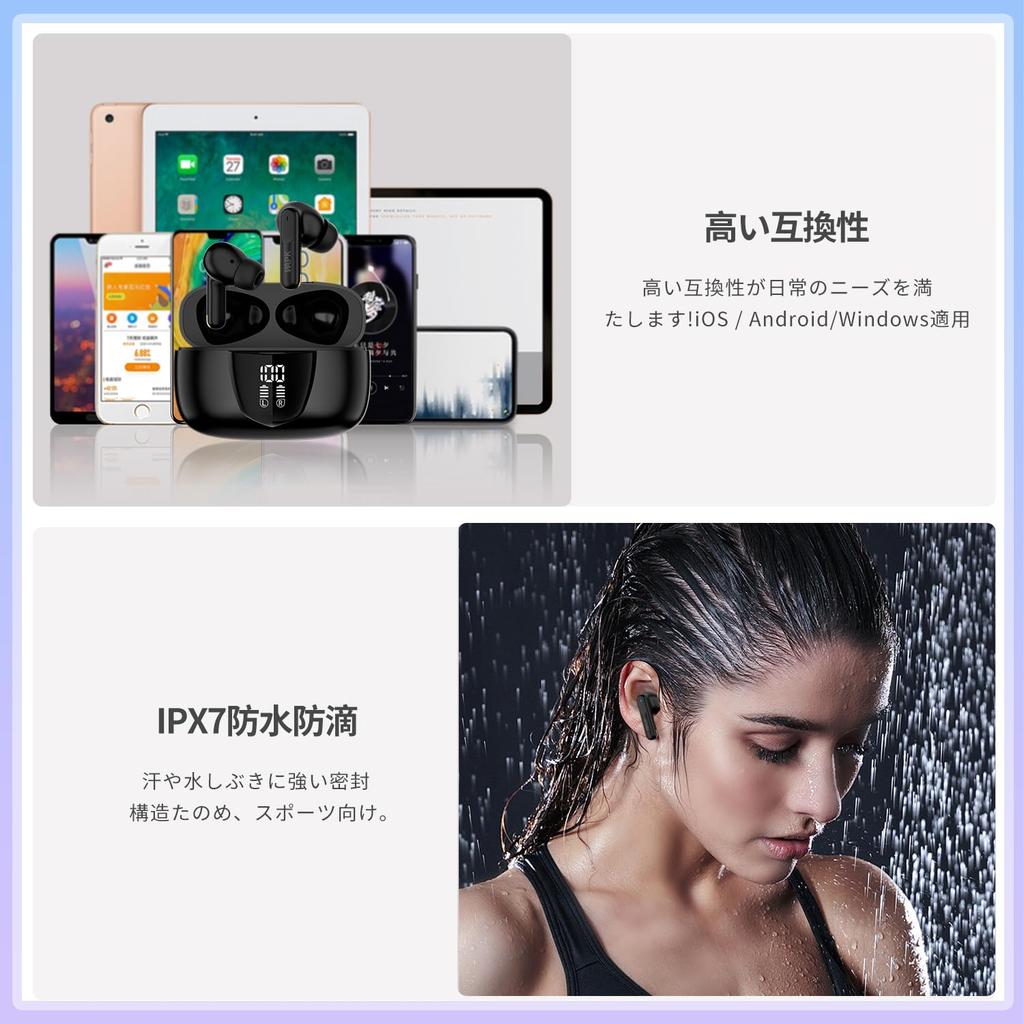 Căști Bluetooth Wireless cu Anulare a Zgomotului ENC LED Nivel Baterie Bluetooth Automat Sunet Rapid Compatibil cu Perfect pentru Muncă de Afaceri și Livrări