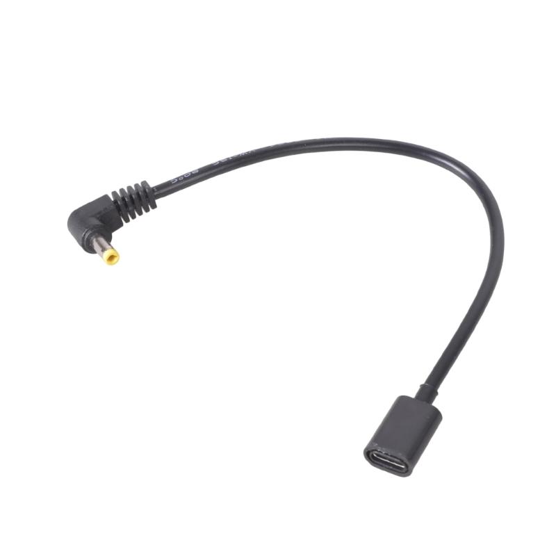 90 Degree Right Angle USB C Female To 4.0mmx1.7mm DC5V Power Cable Adapter Cord For Router Camera Lamp Fan