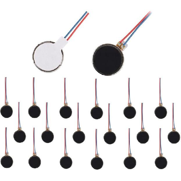 BOJACK Mini Vibration Motors DC 3V 12000rpm 10mmx3mm Flat Coin Button-Type Micro DC Vibrating Motor for Mobile Cell Phone Pager Tablet Household