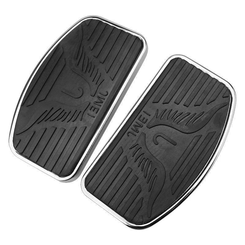 Universelle Motorrad Vorder- und Hinterrad Fahrer Beifahrer Fußraste Pedal Fußbrett Fußraste Für Honda Shadow VT400/750 Yamaha Kawasaki