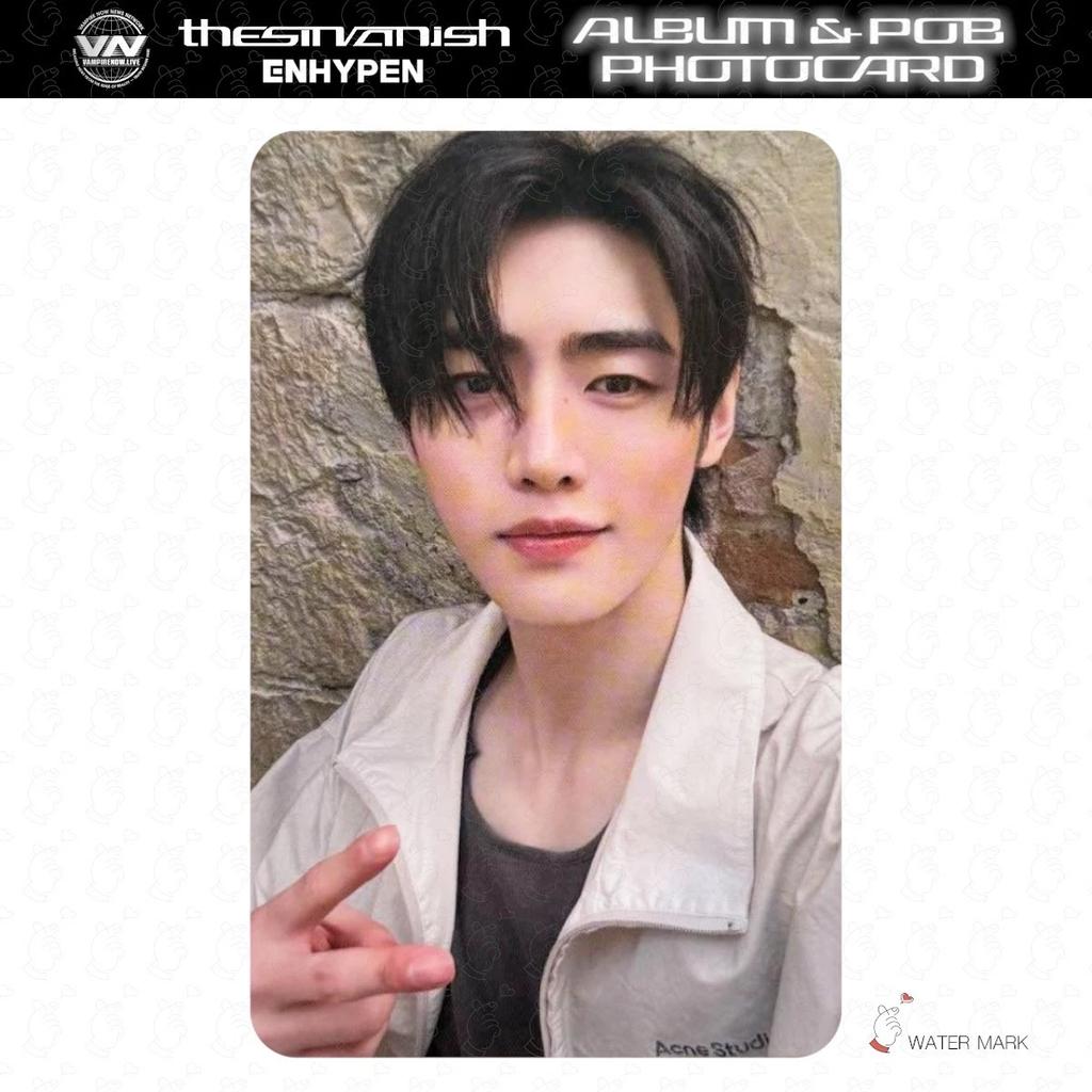 VORBESTELLUNG ENHYPEN THE SIN VANISH ALBUM Fotokarte Japan POB Glücksziehung OFFIZIELL FORBIDDEN AFTERLIGHT STORM FUGITIVES