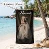 Elegantes Ballett Individuell Bedrucktes Strandtuch Personalisierbares Weiches Handtuch Zum Schwimmen Strand Reisen