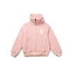 Jaqueta MLB com Gola de Lã de Cordeiro Unissex Rosa 31JPF4061-43P