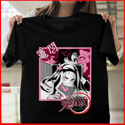 Venta Nezuko Demon Slayer Tanjiro Kimetsu No Yaiba Anime camiseta unisex