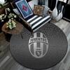 Juventus Football Club4 Round Area Rug,Carpet Rug for Living Room Bedroom Sofa Playroom Decor,Non-slip Floor Mat