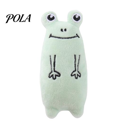 Cute Animal Cat Toy Stuffed Catnip Toy, Soft Plush Chew Bear Duck Frog Enrichment for Indoor Cats Kittens Teething