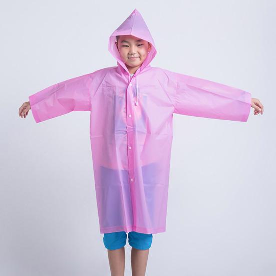 Raincoat Colorful Windproof Fast Drying Convenient Children Raincoat for Fishing