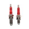 Racing 3 Electrode Spark Plug A7Tc D8Tc Fits For Gy6 50Cc 110Cc 125Cc 150Cc Scooter Dirt Bike Go Kart Motorcycle Accessories