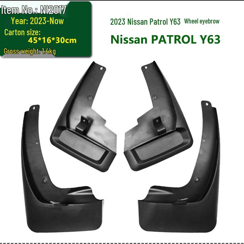 Mudguard for Nissan Patrol/Paladin Y61 Y62 Y63 Models (1997-2026) Car Accessories