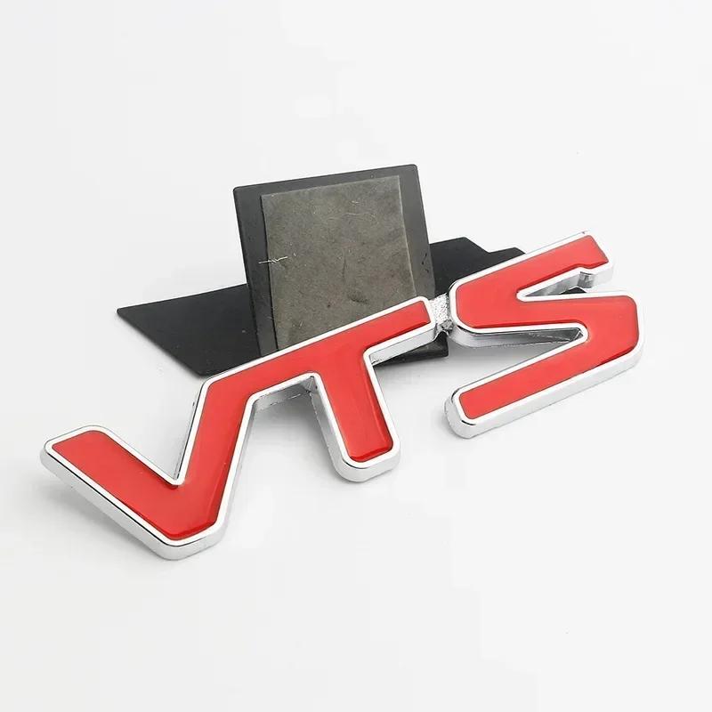 VBTO1 3D Metal VTS Logo Rear Trunk Side Fender Emblem Badge Sticker Decals for Citroen C3 Aircross C4 Picasso Cactus C1