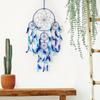Dream Catcher Traditional Indian Dreamcatcher Wall Art for Bedrooms, Home Wall, Hanging Design, Height (Blue),Metal