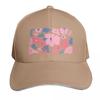 Pink And Blue Tropical Flower Collage Baseball Cap Lightweight Packable Gift For Him Her Casual Daily Wear