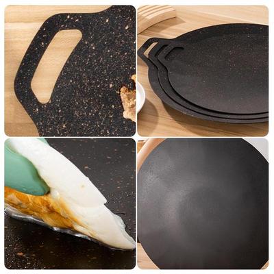 30/33/38CM Antihaft-BBQ-Grillpfanne Koreanische Barbecue-Platte Barbecue-Fleischtopf Plancha zum Kochen Outdoor-Camping Backform Bratpfanne