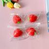 Strawberry Vent Squeeze Toy: Slow-Rebound Decompression Soft Rubber Simulated Fruit.