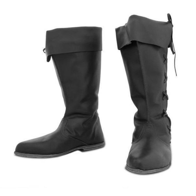 Women's Boots Mid Calf Winter Fashion Modern Boots Flat with Heel Lace UpLadies and Men's Medium Boots Party Club Women Shoes