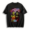Halloween KPOP Demon Hunters Printed Top Witch Vampire Pumpkin Themed Festival T-Shirt Pure Cotton T-shirt