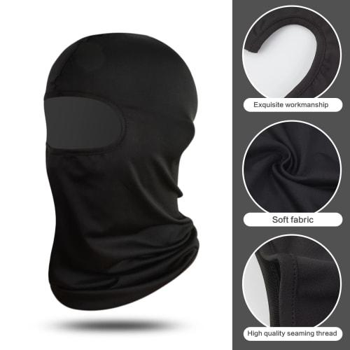 Sunland Face Mask, Face Cover, UV Protection, Neck Guard, Cycling Balaclava, Breathable and Quick-Drying, Lycra Fabric Headwear for Motorcycles, Cycli